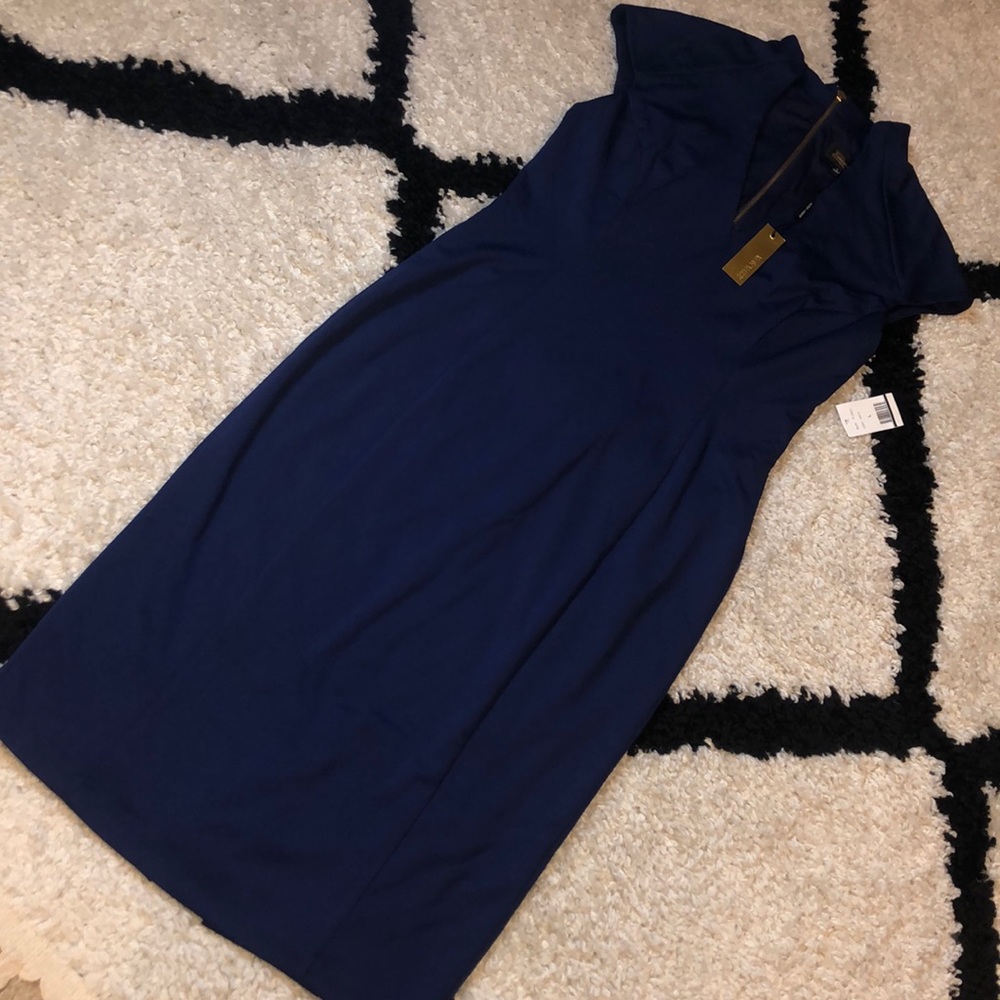 NWT Alexia Admor Navy Dress